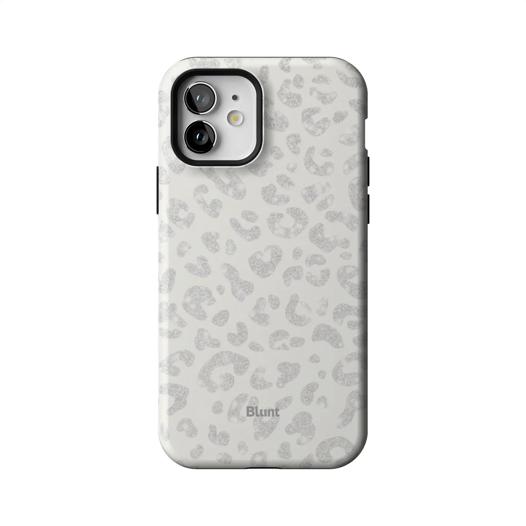 White Leopard iPhone Case