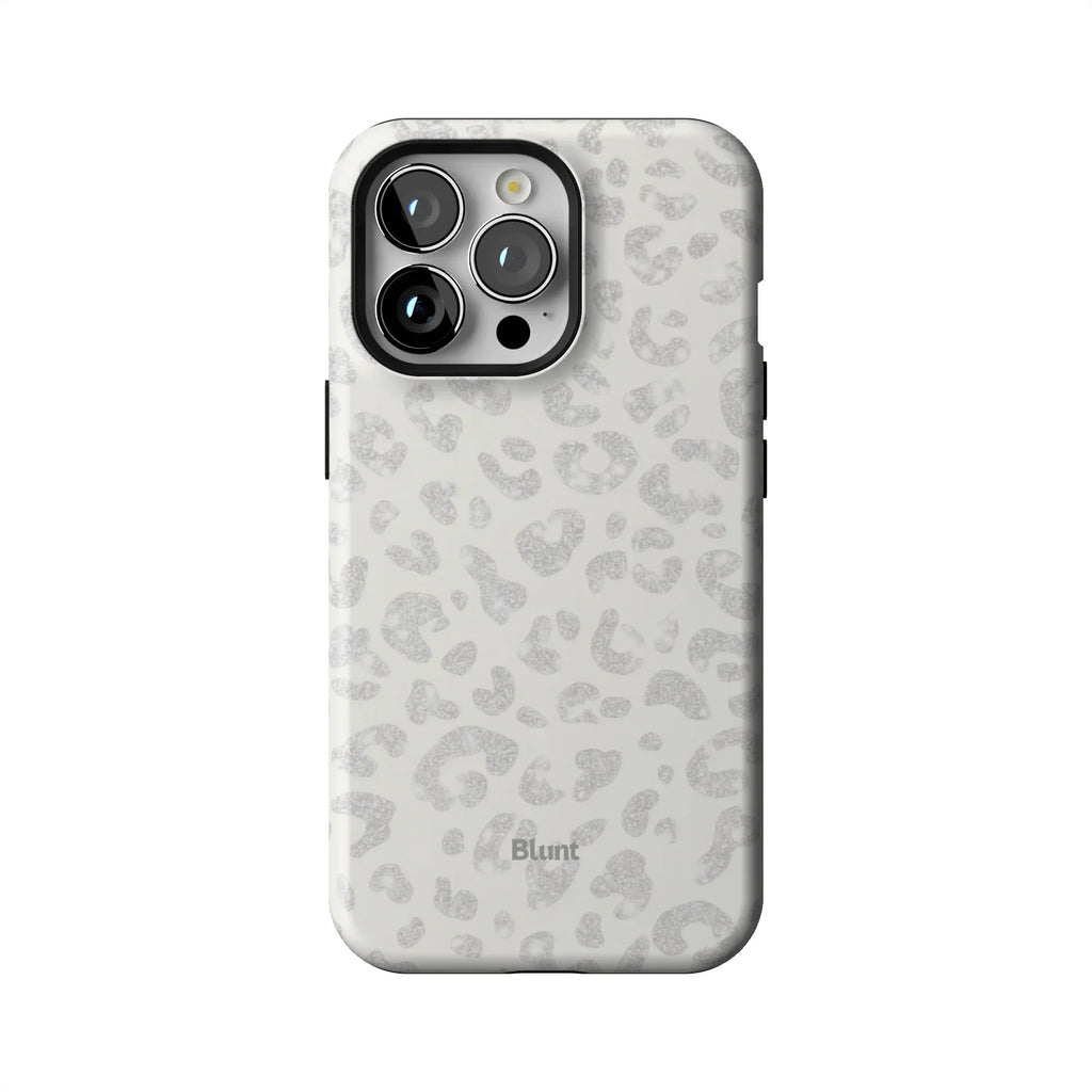 White Leopard iPhone Case