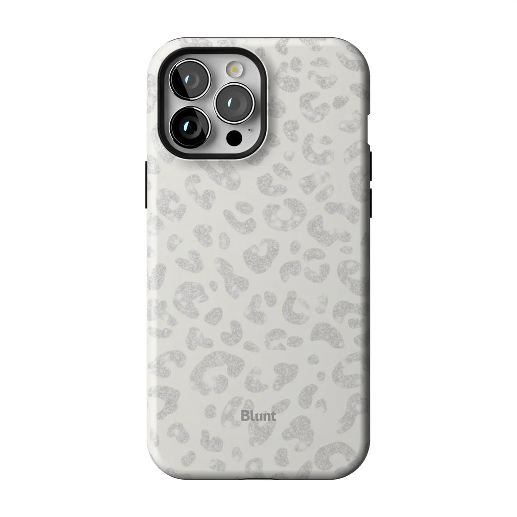 White Leopard iPhone Case