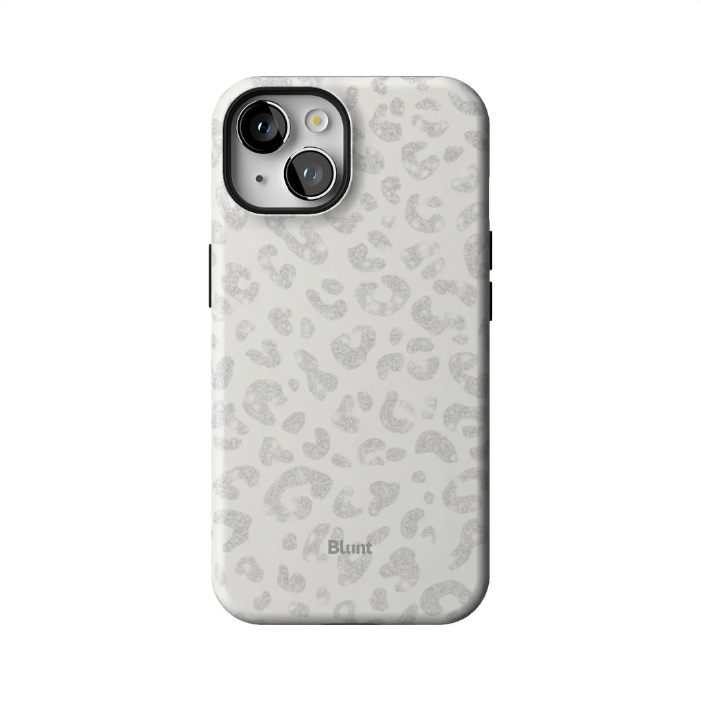 White Leopard iPhone Case