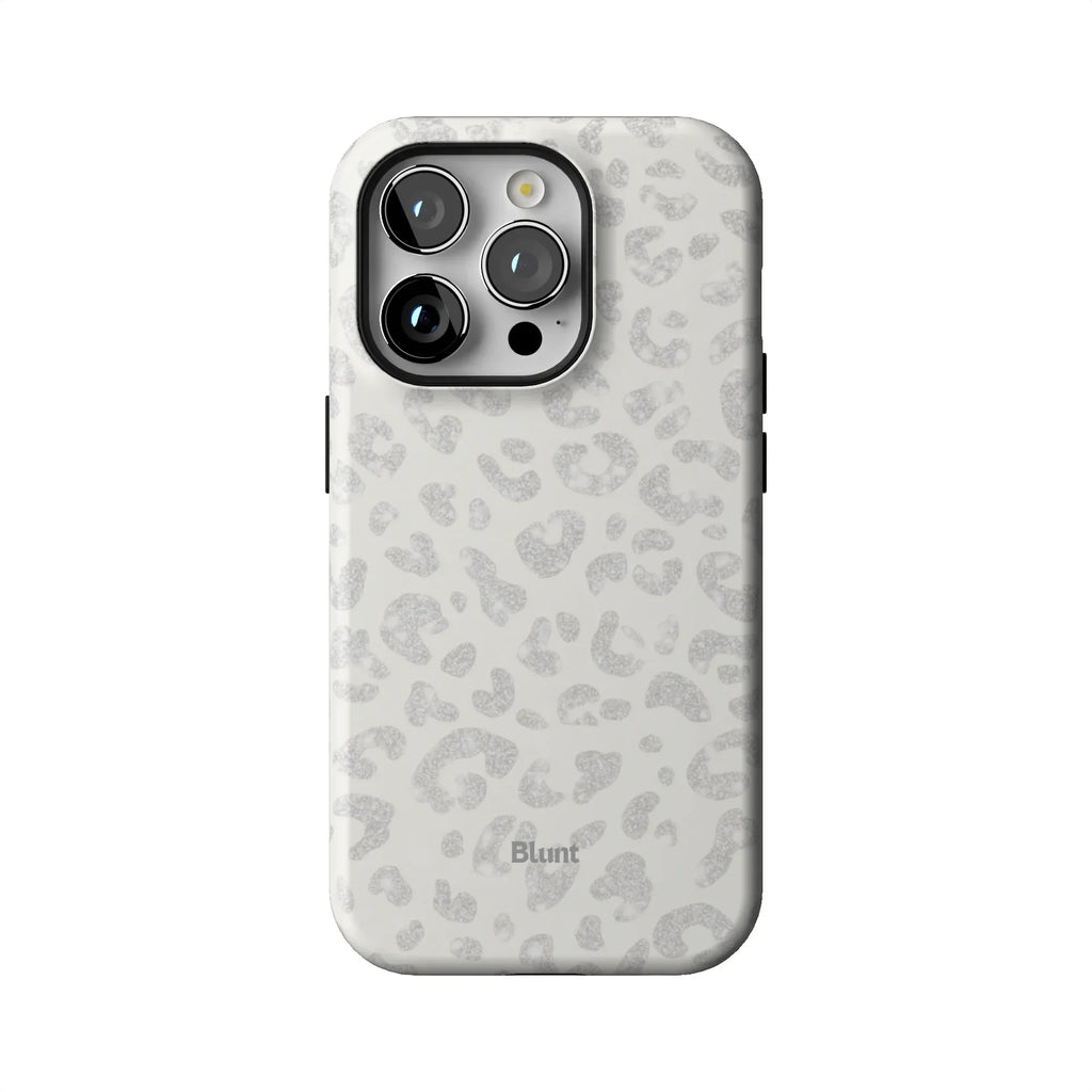 White Leopard iPhone Case