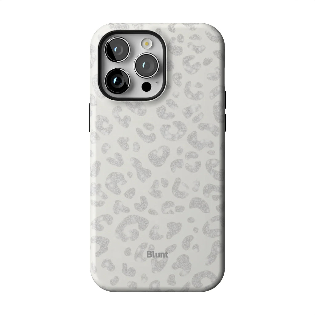 White Leopard iPhone Case