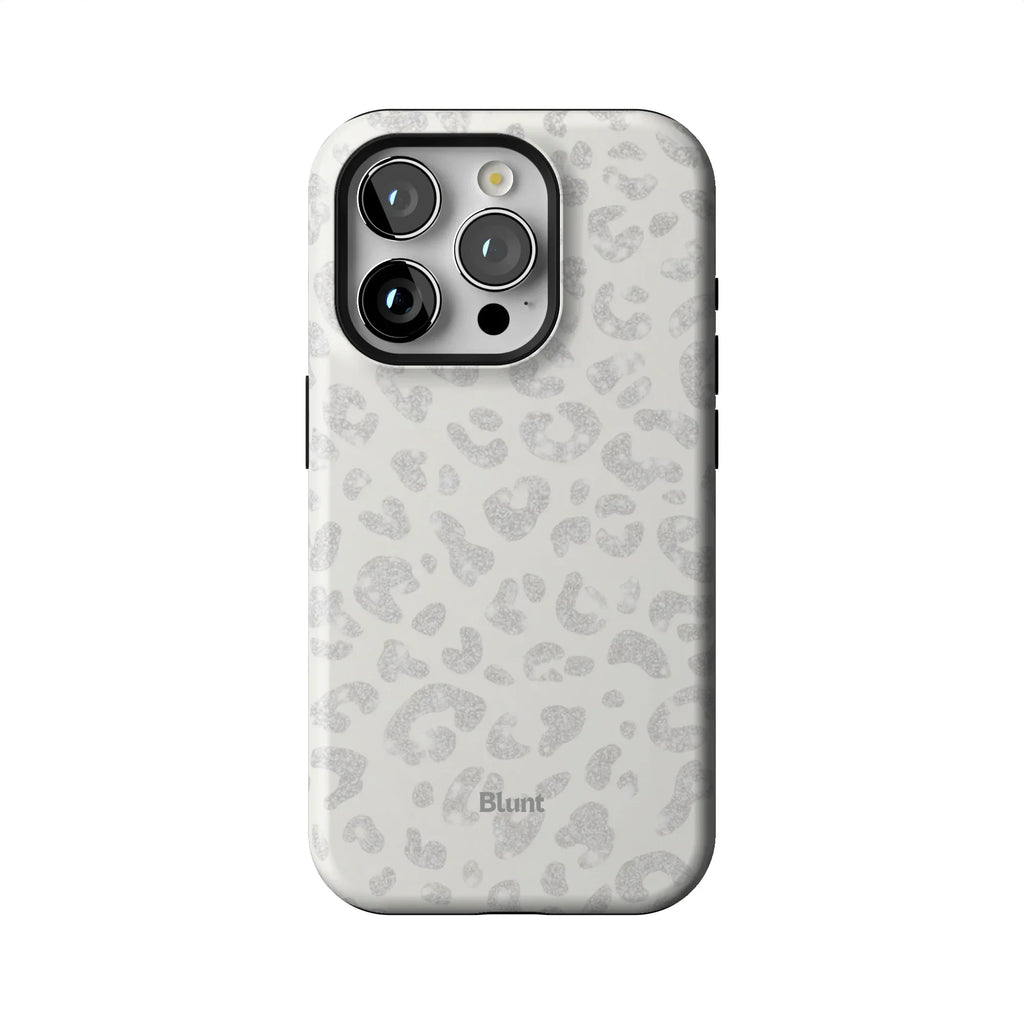 White Leopard iPhone Case