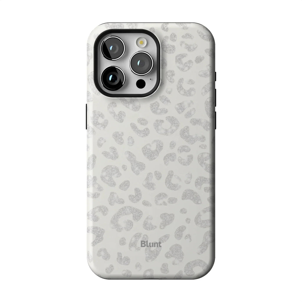 White Leopard iPhone Case