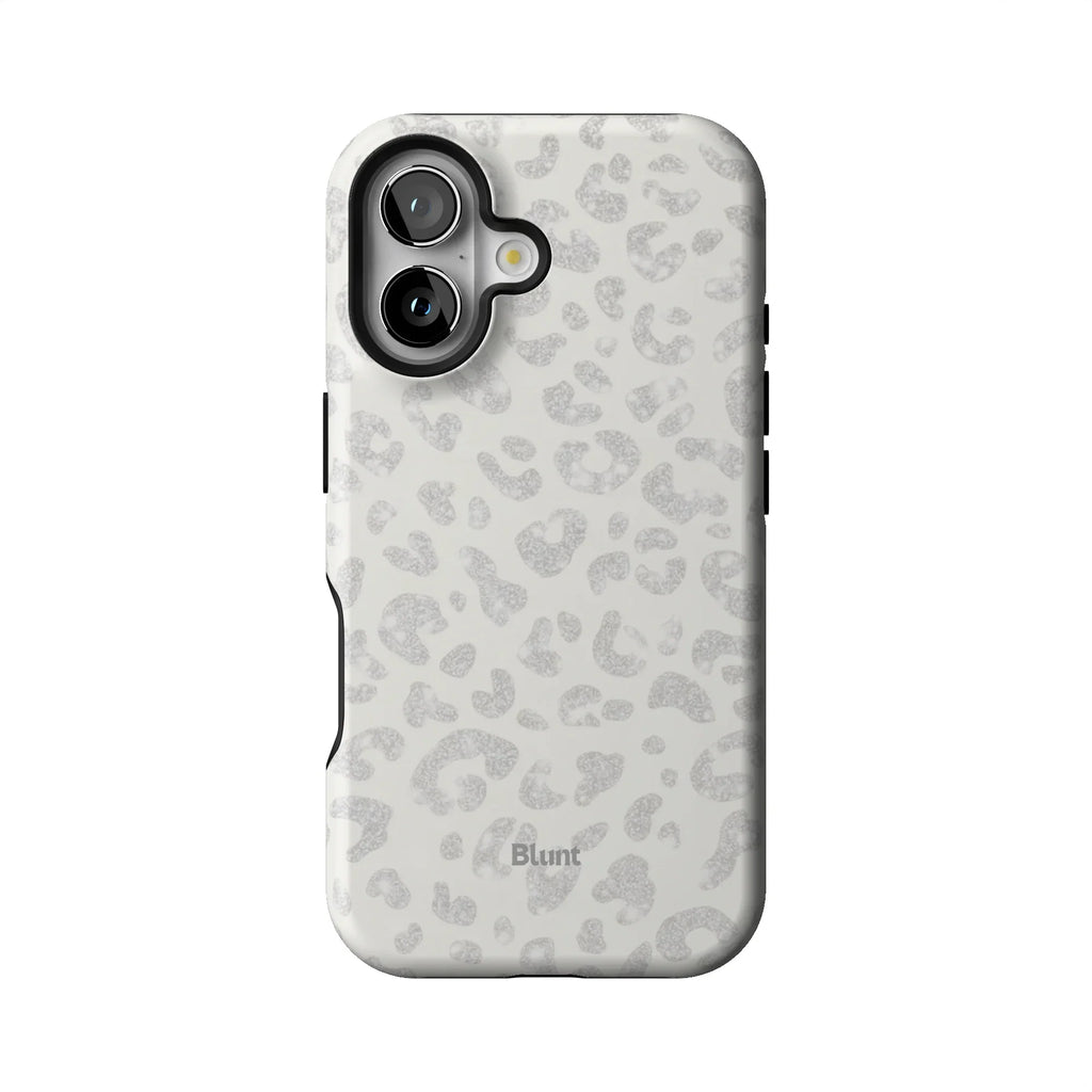 White Leopard iPhone Case