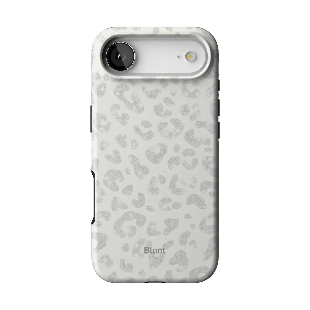 White Leopard iPhone Case
