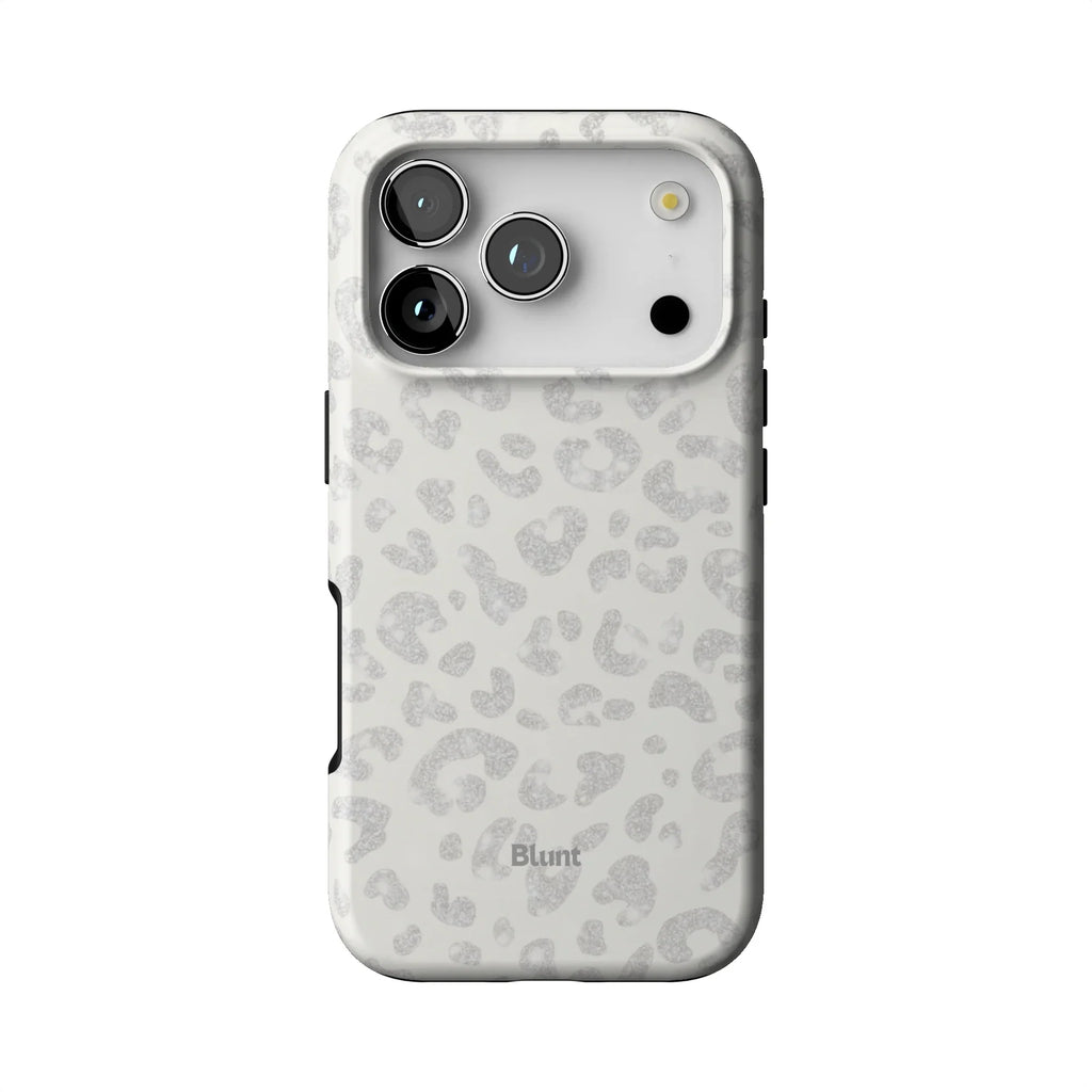 White Leopard iPhone Case