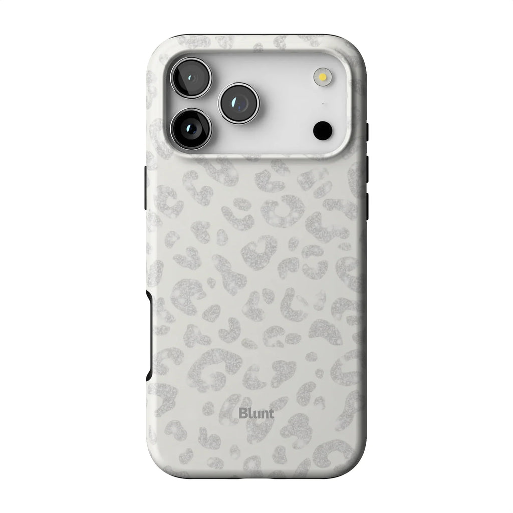 White Leopard iPhone Case