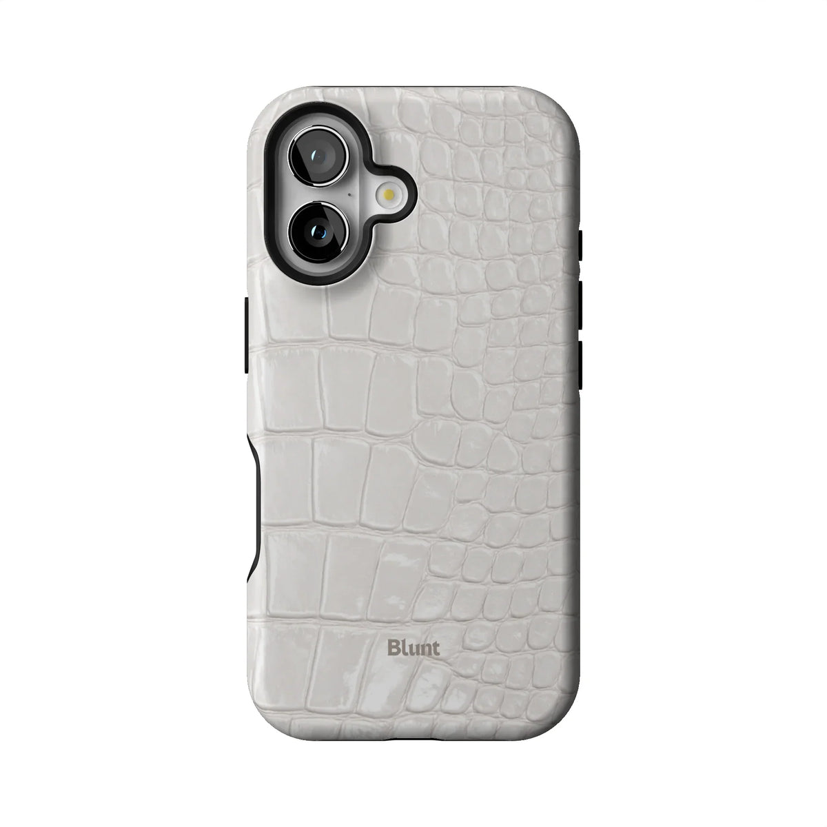 White Plush iPhone Case