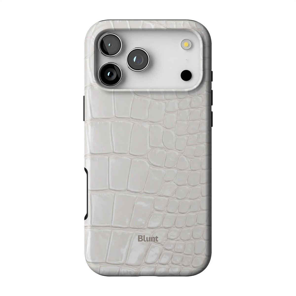 White Plush iPhone Case