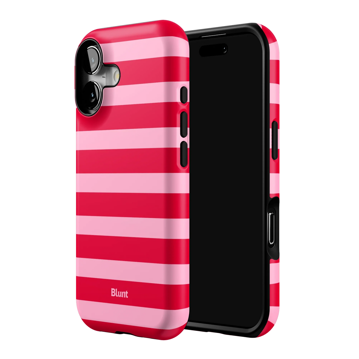 Cherry Stripe iPhone Case