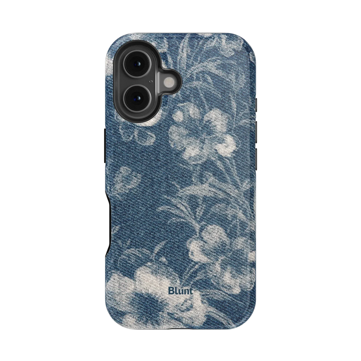 Denim Bloom iPhone Case