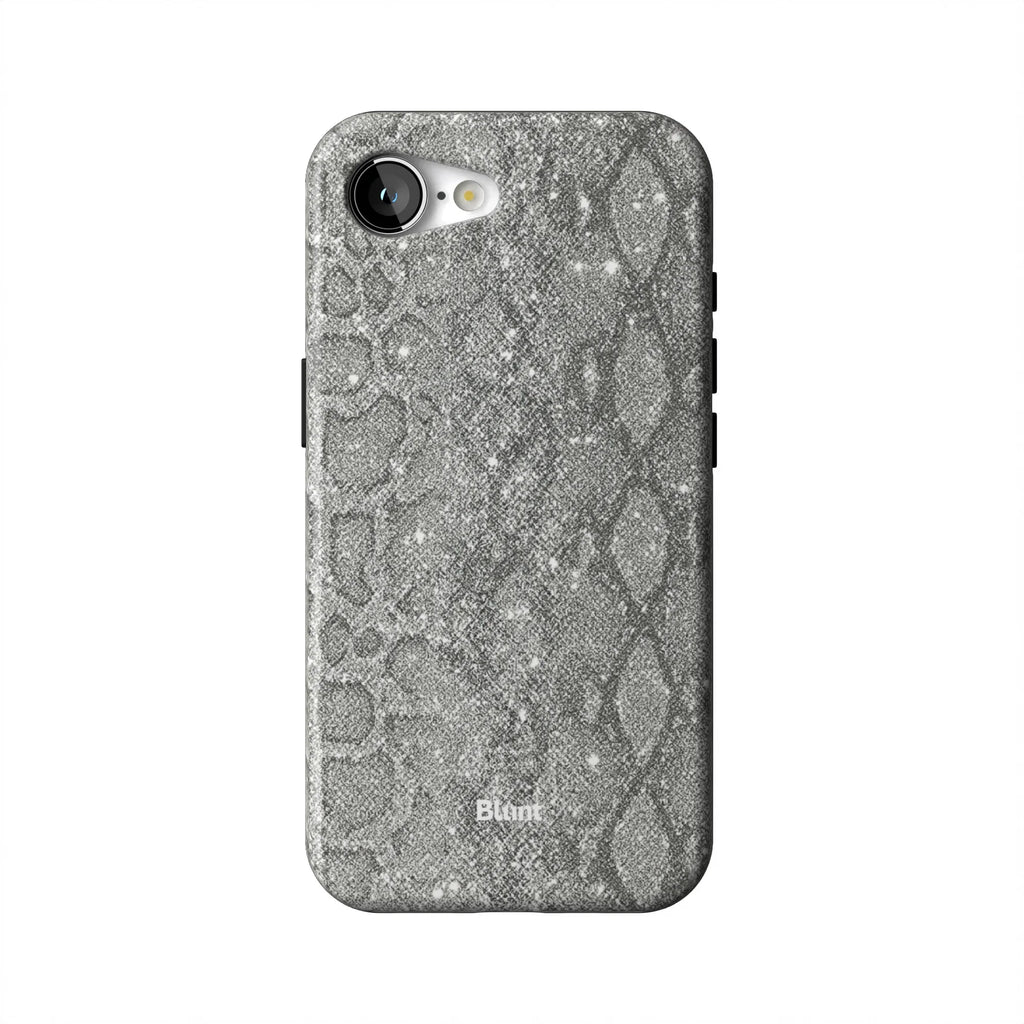 Silver Python iPhone Case