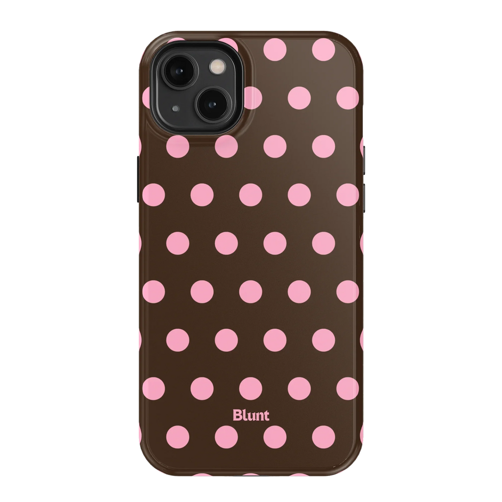 Chocolate Polka iPhone Case