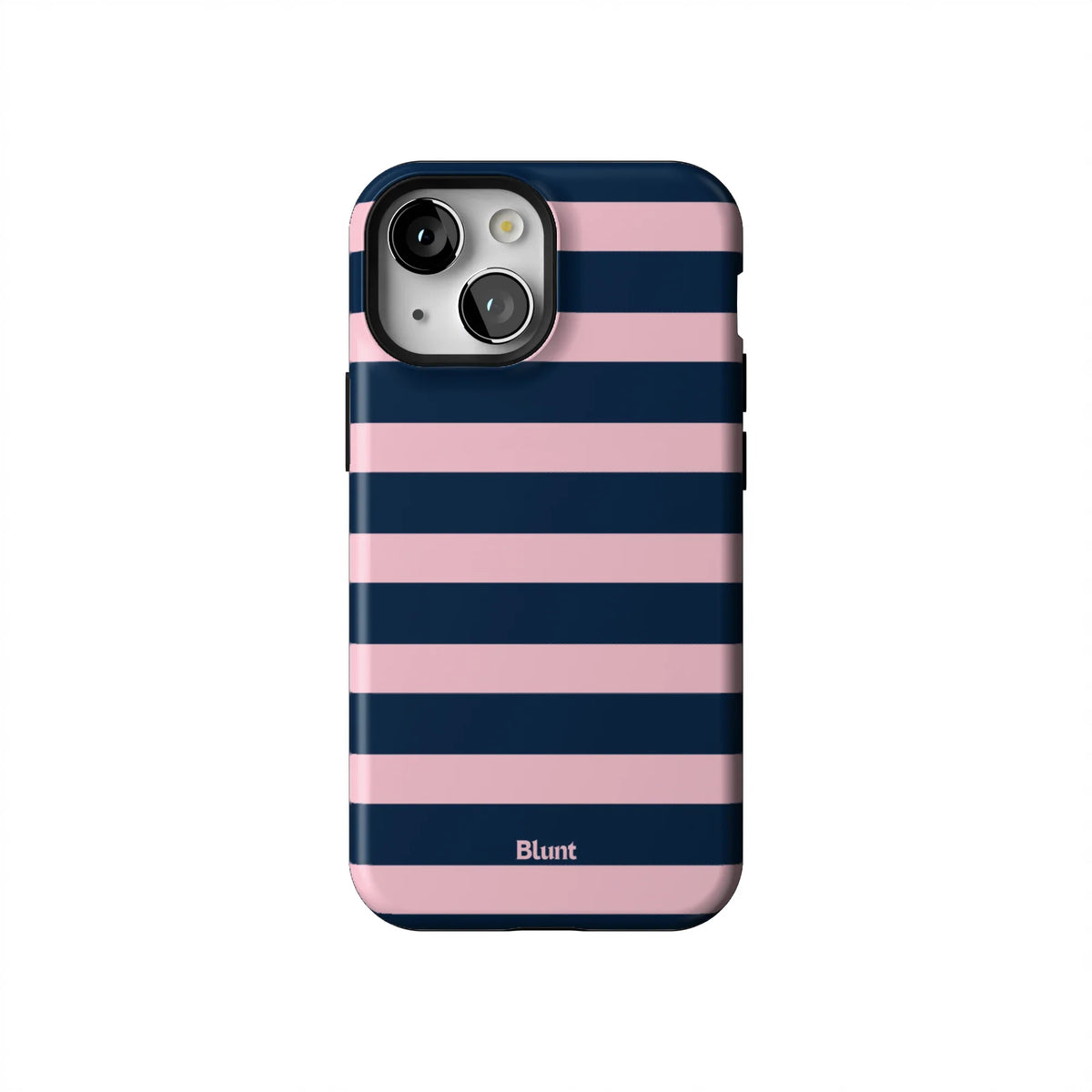 Blueberry Blush Stripe iPhone Case