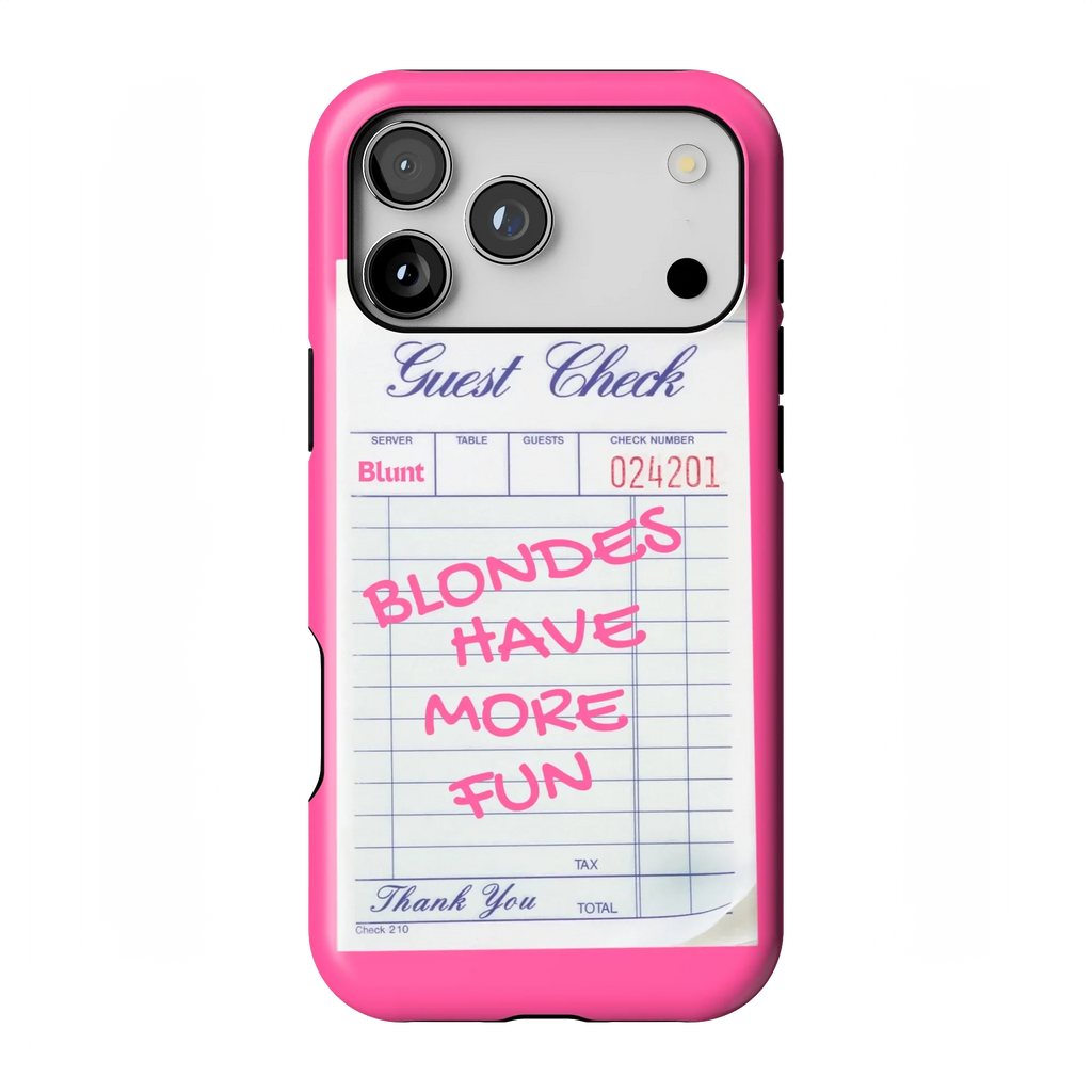 Blondes Have More Fun iPhone Case