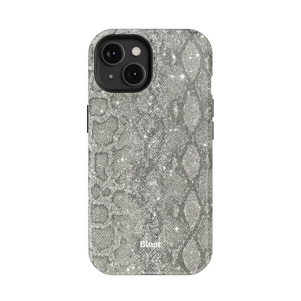 Silver Python iPhone Case
