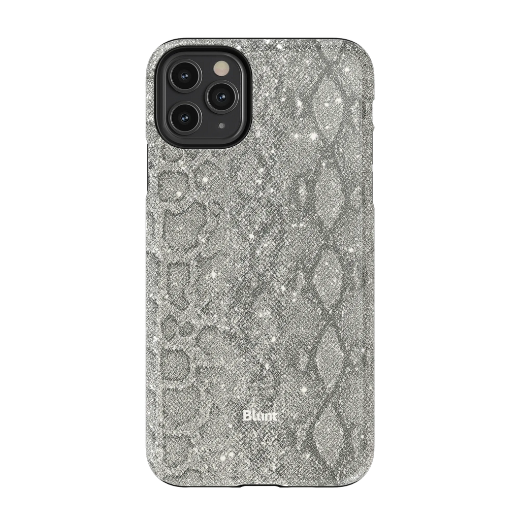 Silver Python iPhone Case