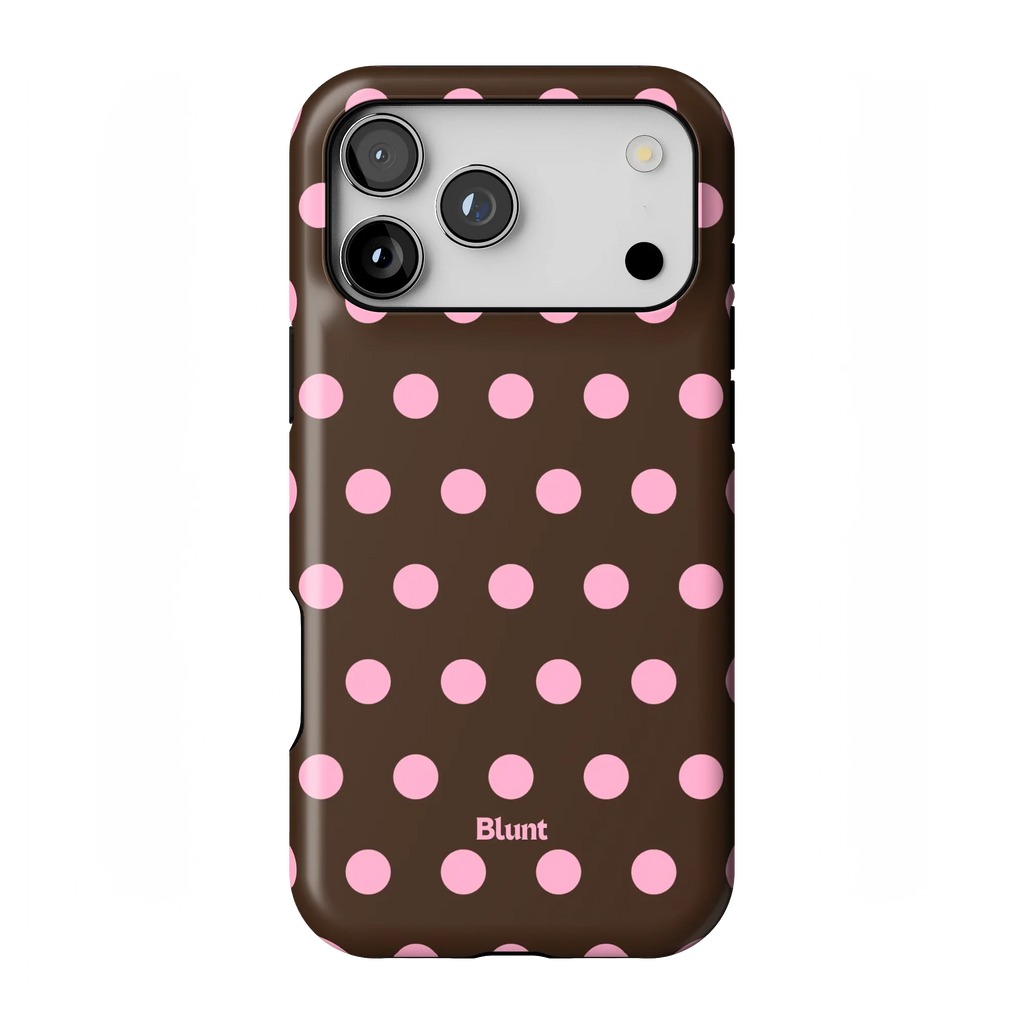 Chocolate Polka iPhone Case