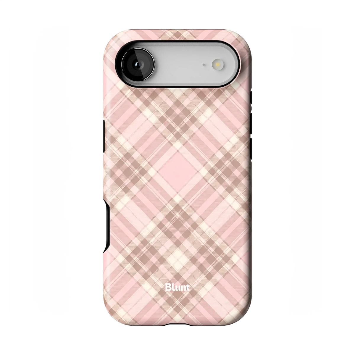 Blush Plaid iPhone Case