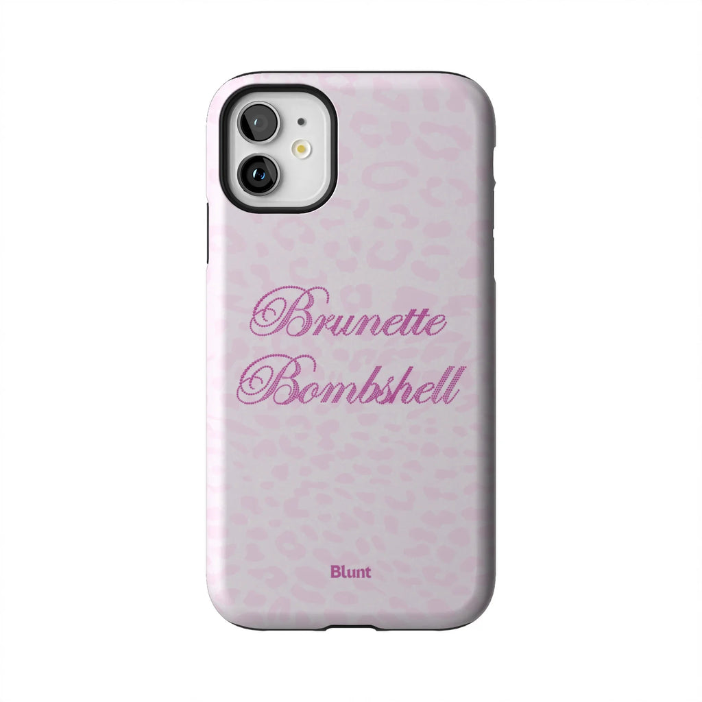Brunette Bombshell iPhone Case