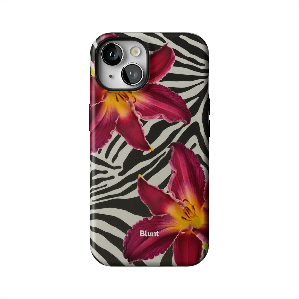 Zebra Lily iPhone Case