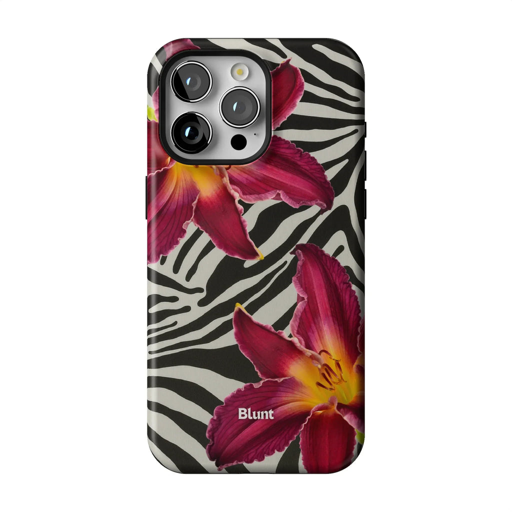 Zebra Lily iPhone Case