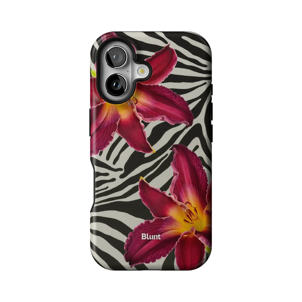 Zebra Lily iPhone Case