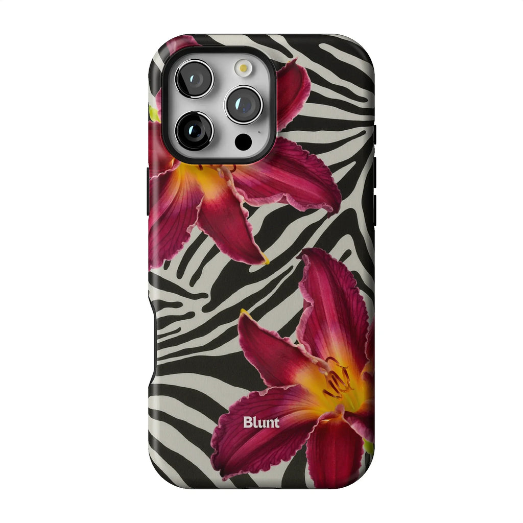 Zebra Lily iPhone Case