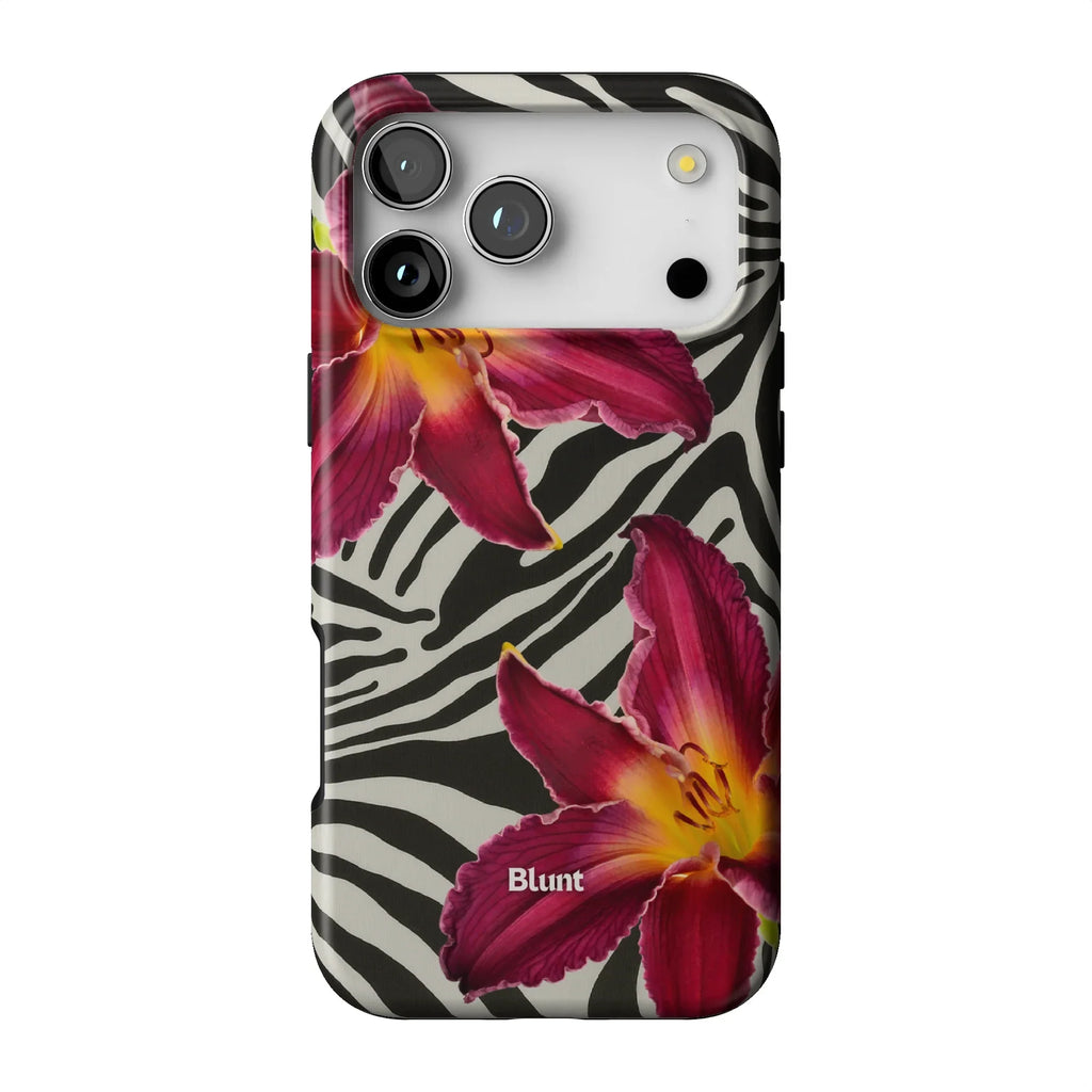 Zebra Lily iPhone Case