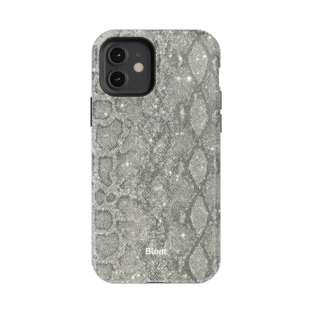 Silver Python iPhone Case