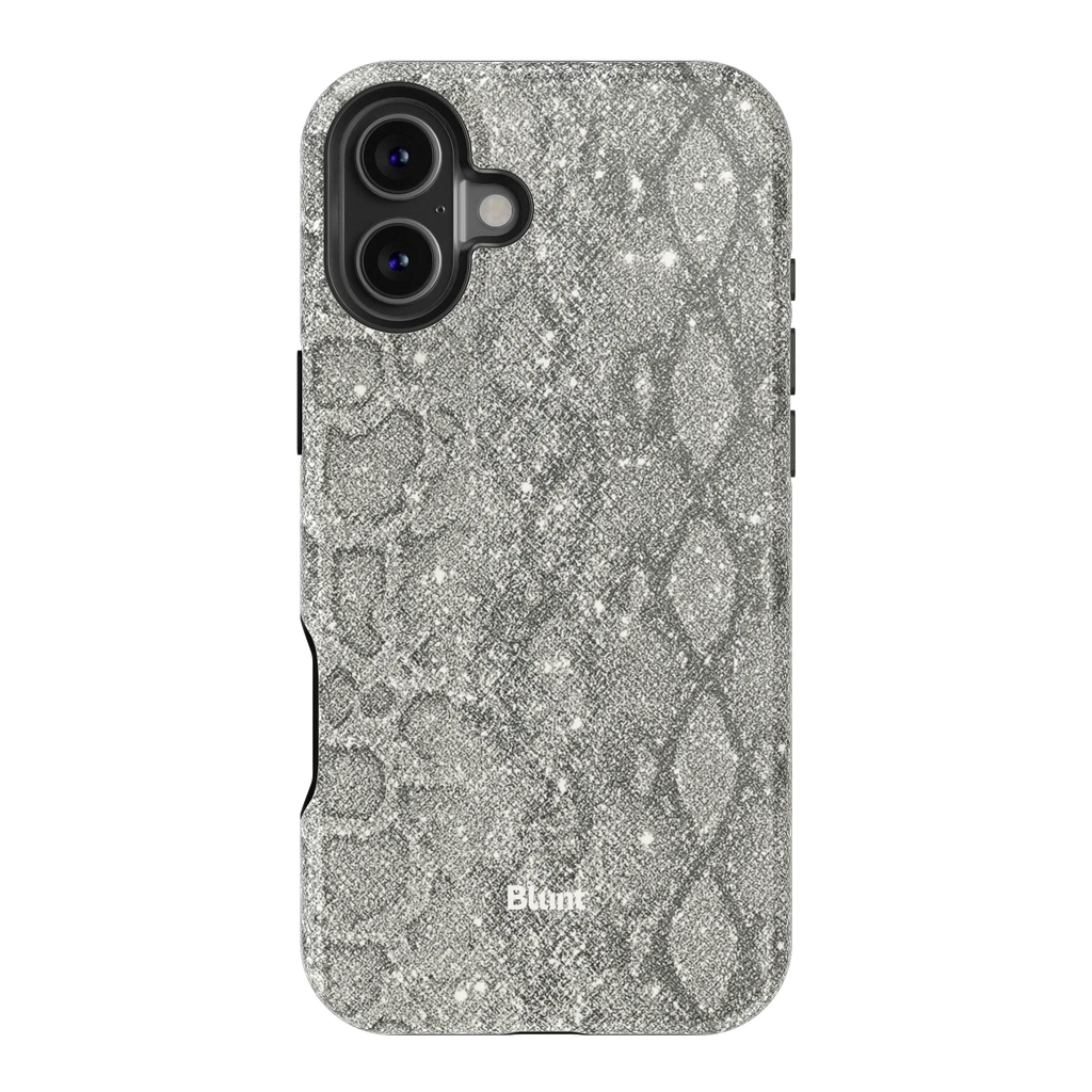 Silver Python iPhone Case